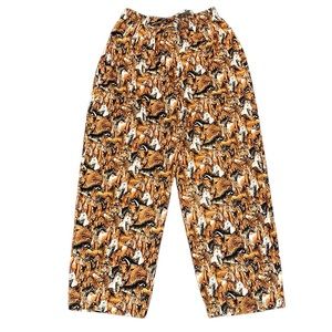 Broad Bay Cotton Full All-Over Graphic Horse Pony Jogger Pajama Sleepwear Pants